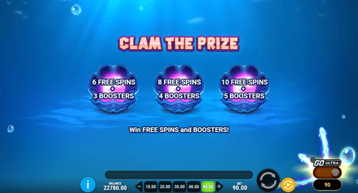 মানটা মায়হেম - Clam The Prize-এ একটি শেল নির্বাচন করা